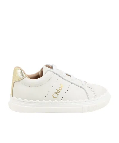 CHLOÉ LAUREN ROUND-HEADED SNEAKERS