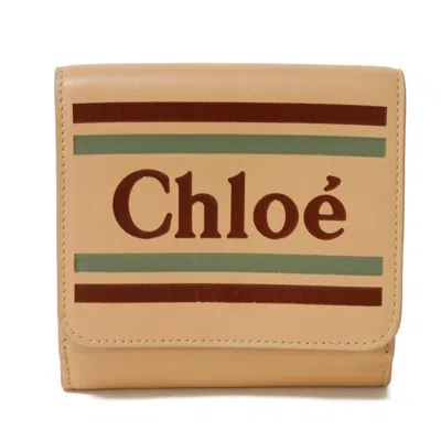 CHLOÉ LEATHER WALLET (BI-FOLD) (PRE-OWNED)