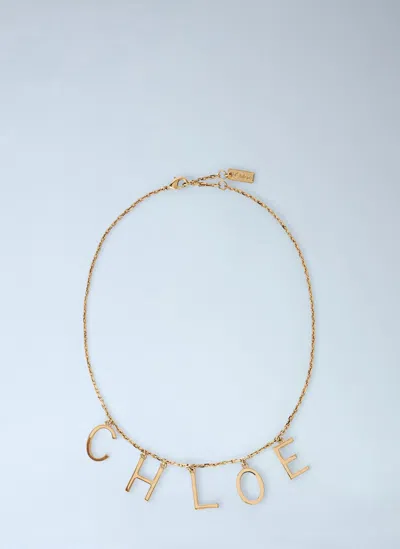 CHLOÉ LOGO MOTIF NECKLACE