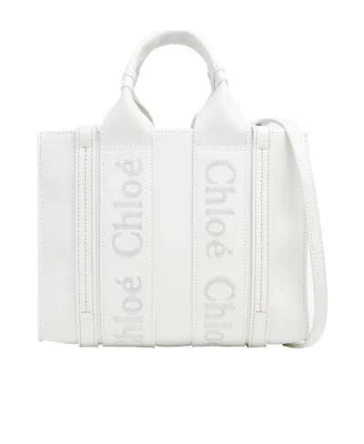 CHLOÉ CHLOÉ WOODY SMALL TOTE BAG