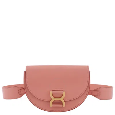 CHLOÉ CHLOE MINI MARCIE FLAP SOFT LEATHER BAG CROSSBODY BAG