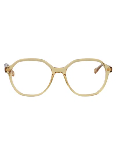CHLOÉ CHLOÉ ORANGE ACETATE OPTICAL GLASSES