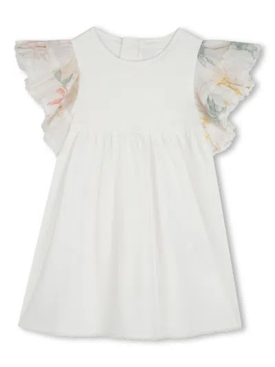 CHLOÉ ORGANIC COTTON SHORT SLEEVE DRESS