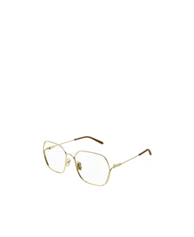 CHLOÉ OVERSIZE GEOMETRIC-FRAME GLASSES