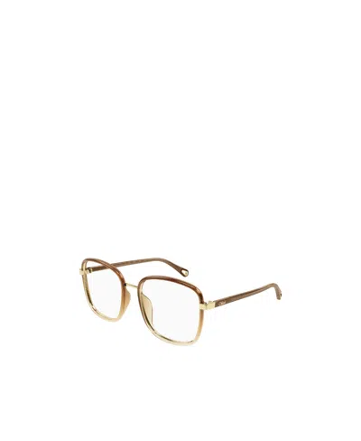 CHLOÉ CHLOÉ EYEWEAR SQUARE FRAME GLASSES
