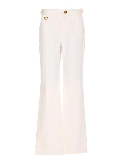 CHLOÉ PANTALÓN CASUAL - BLANCO