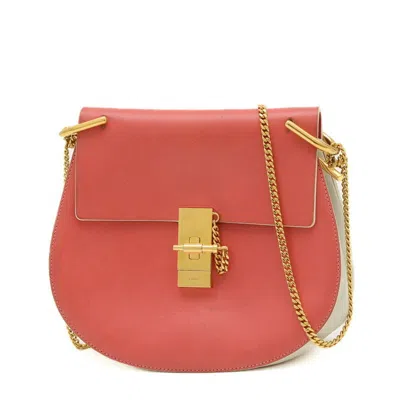 CHLOÉ PINK LEATHER SHOULDER BAG (PRE-OWNED)