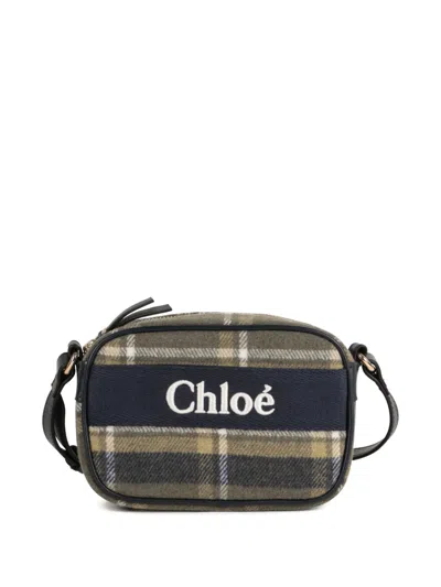 CHLOÉ PLAID CROSSBODY BAG