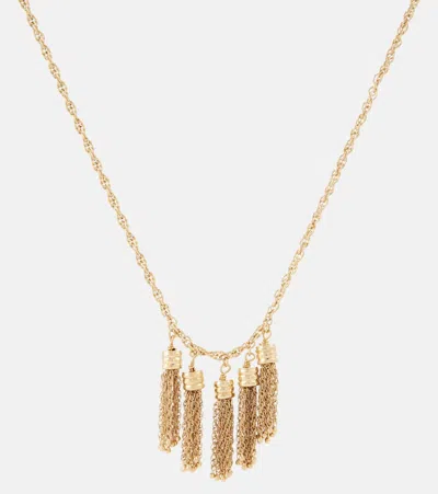 CHLOÉ CHLOÉ CHLOÉ POMPOMS PENDANT NECKLACE