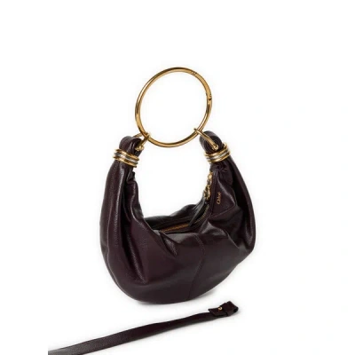 CHLOÉ PETIT SAC HOBO BRACELET EN CUIR