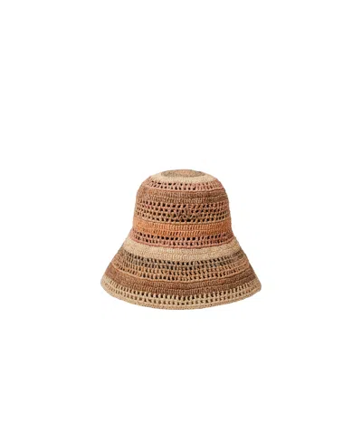CHLOÉ CHLOÉ SUNSET WOVEN BUCKET HAT