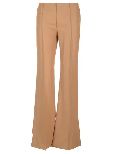 CHLOÉ TAILORED TROUSERS BEIGE