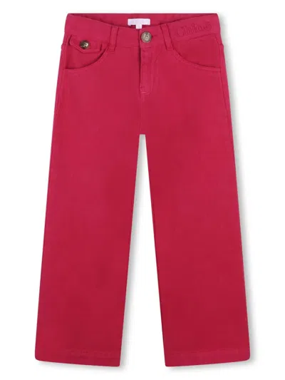 CHLOÉ WIDE-LEG DENIM JEANS