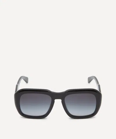 CHLOÉ CHLOE WOMEN'S BLACK SOFT SQUARE ACETATE SUNGLASSES