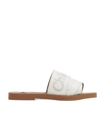 CHLOÉ CHLOÉ WOODY FLAT MULES