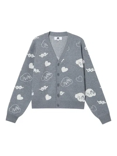 CHOCOOLATE BUTTON-UP CARDIGAN