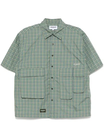 CHOCOOLATE CHECKED SHIRT