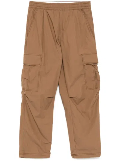 CHOCOOLATE DRAWSTRING CARGO TROUSERS
