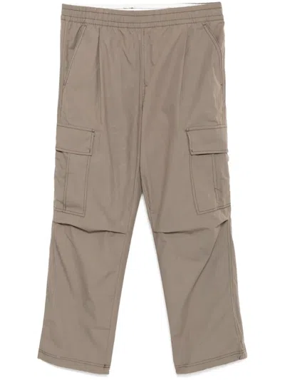 CHOCOOLATE DRAWSTRING CARGO TROUSERS