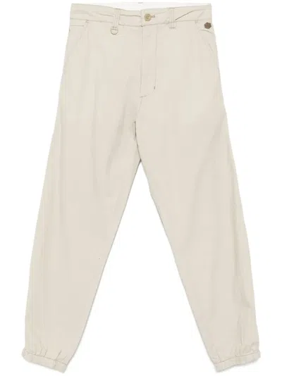 CHOCOOLATE DRAWSTRING TROUSERS