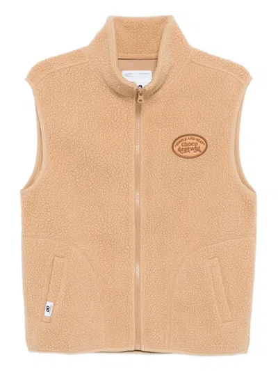 CHOCOOLATE LOGO-EMBROIDERED GILET