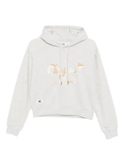 CHOCOOLATE LOGO-EMBROIDERED HOODIE