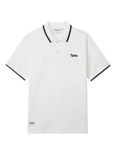 CHOCOOLATE LOGO-EMBROIDERED POLO SHIRT