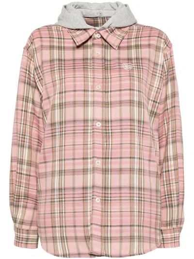 CHOCOOLATE LOGO-EMBROIDERED SHIRT