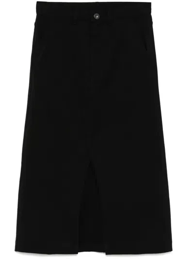 CHOCOOLATE LOGO-EMBROIDERED SKIRT