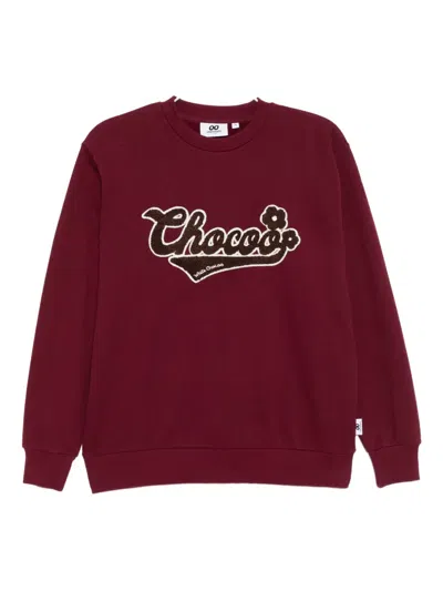 CHOCOOLATE LOGO-EMBROIDERED SWEATSHIRT