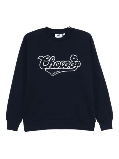 CHOCOOLATE LOGO-EMBROIDERED SWEATSHIRT