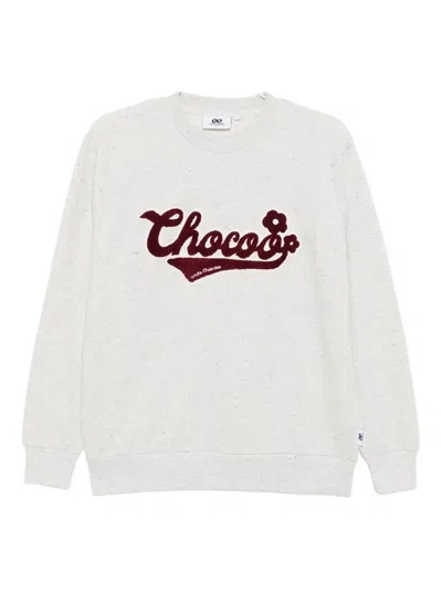 CHOCOOLATE LOGO-EMBROIDERED SWEATSHIRT