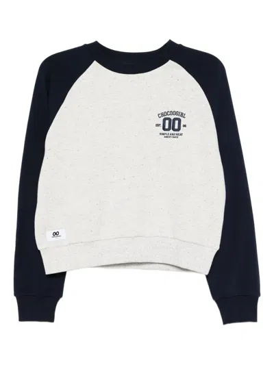 CHOCOOLATE LOGO-EMBROIDERED SWEATSHIRT
