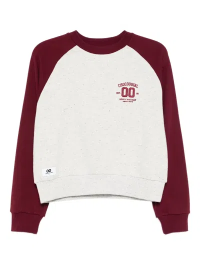 CHOCOOLATE LOGO-EMBROIDERED SWEATSHIRT