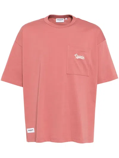 CHOCOOLATE LOGO-EMBROIDERED T-SHIRT