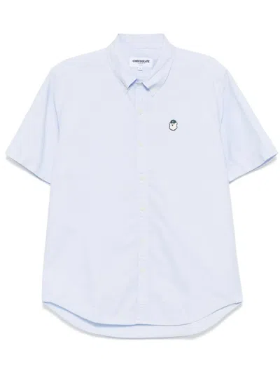 CHOCOOLATE LOGO-PATCH SHIRT