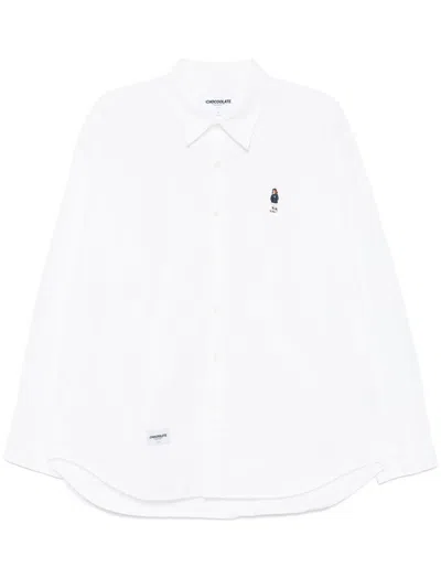 CHOCOOLATE LOGO-PATCH SHIRT