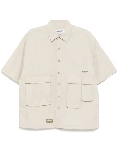 CHOCOOLATE LOGO-PRINT SHIRT