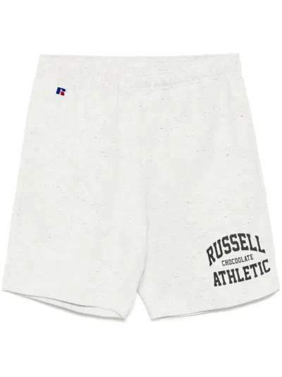CHOCOOLATE LOGO-PRINT SHORTS
