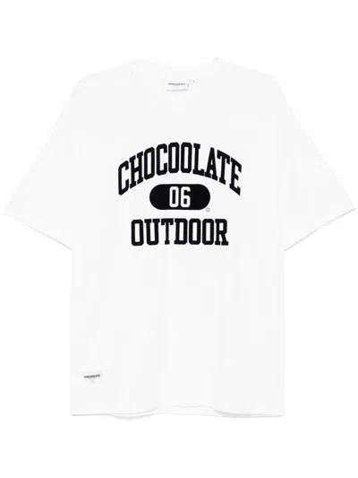 CHOCOOLATE LOGO-PRINT T-SHIRT