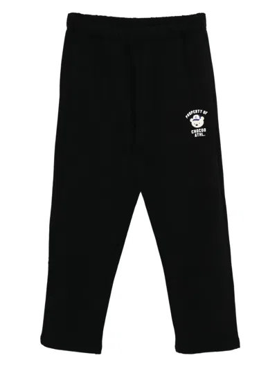 CHOCOOLATE LOGO-PRINTED TROUSERS