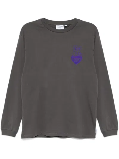 CHOCOOLATE RABBIT GRAPHIC LONG-SLEEVED T-SHIRT