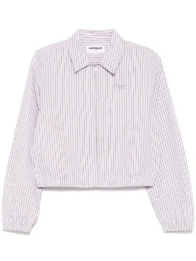 CHOCOOLATE STRIPED SHIRT