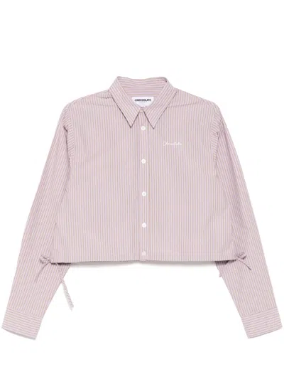 CHOCOOLATE STRIPED SHIRT