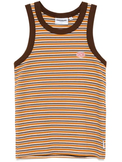 CHOCOOLATE STRIPED TANK TOP