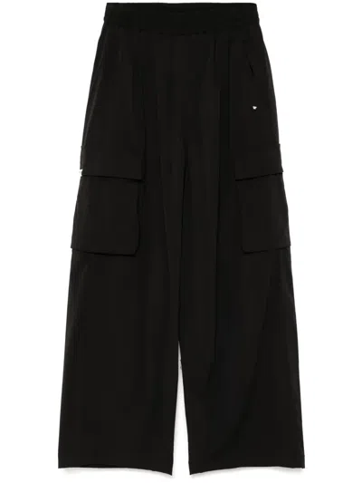 CHOCOOLATE WIDE-LEG CARGO PANTS