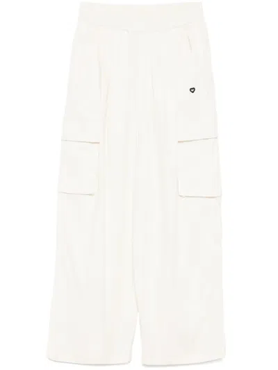 CHOCOOLATE WIDE-LEG CARGO PANTS