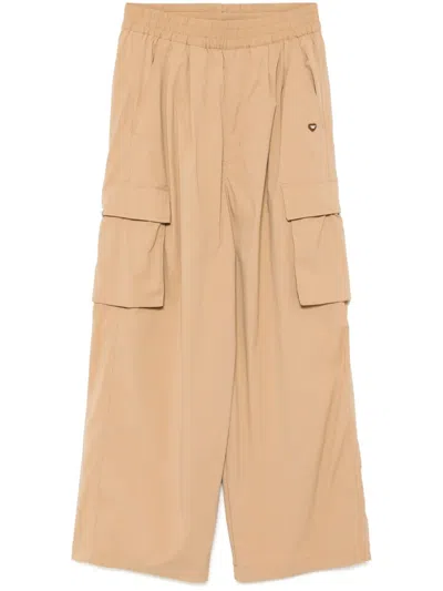 CHOCOOLATE WIDE-LEG CARGO PANTS