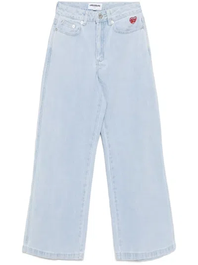CHOCOOLATE WIDE-LEG JEANS