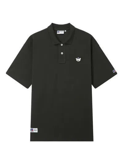CHOCOOLATE X RUSSELL ATHLETIC LOGO-PATCH POLO SHIRT